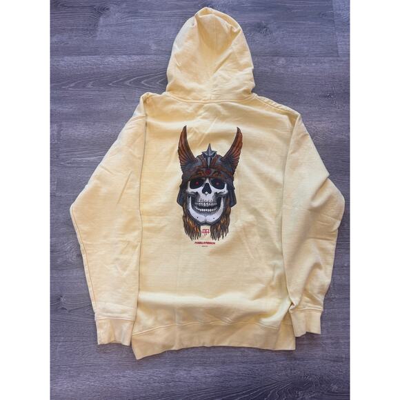 Andy Anderson Sweater Mens Large Powell Peralta Skateboard Skull Heron Hoodie - Picture 2 of 7